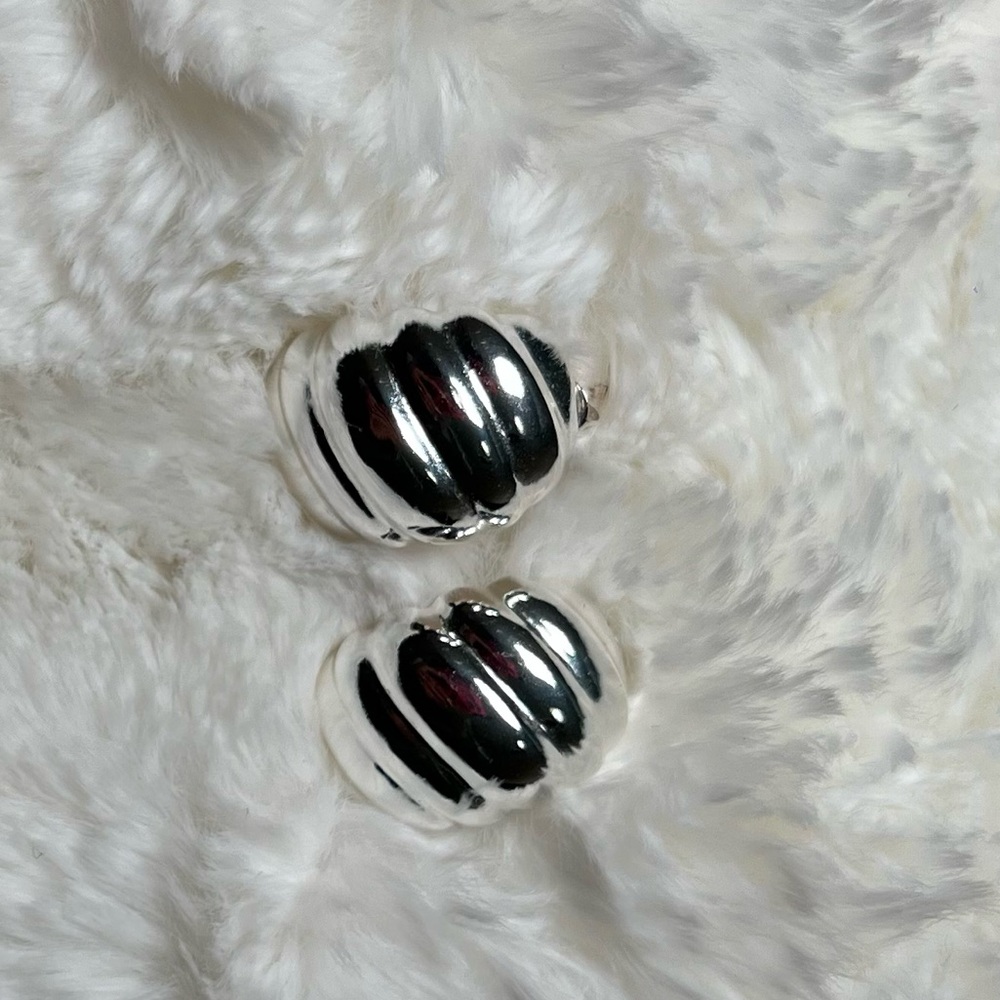 Silver Shell Earrings